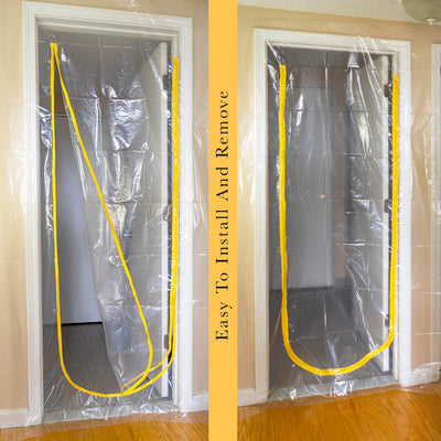 UShape_Zip_Door_Dust_Barrier_kit_EasyInstall